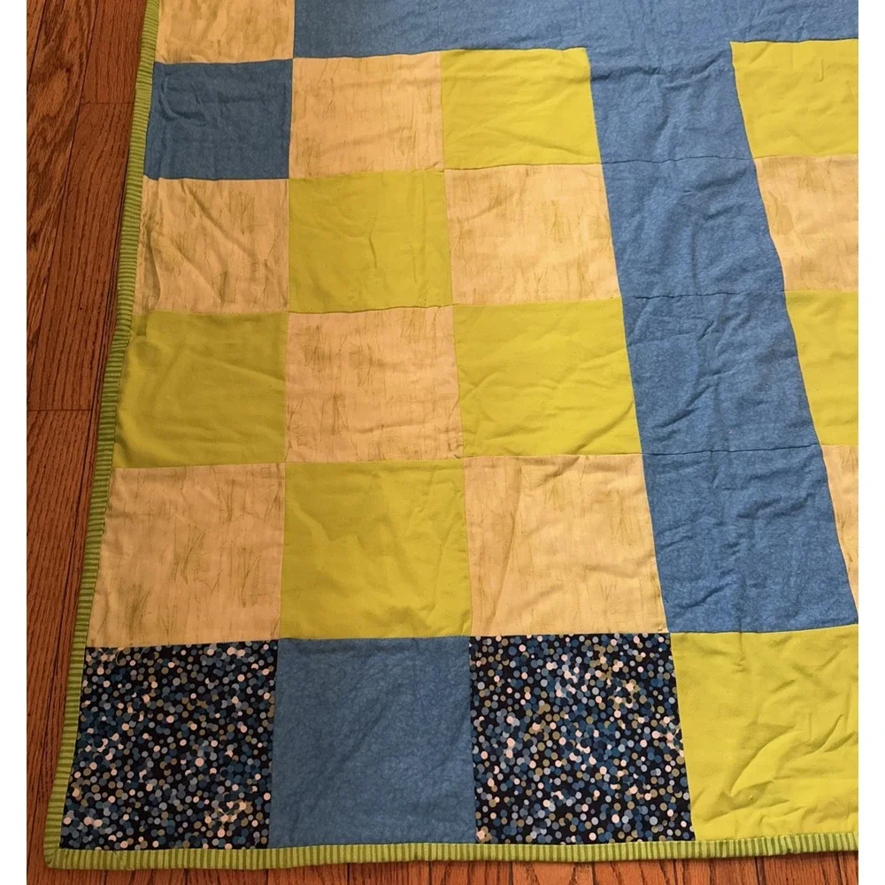 Reversible Rail Fence/Split Rail Fence Pattern & A Cross Pattern Quilt-42
